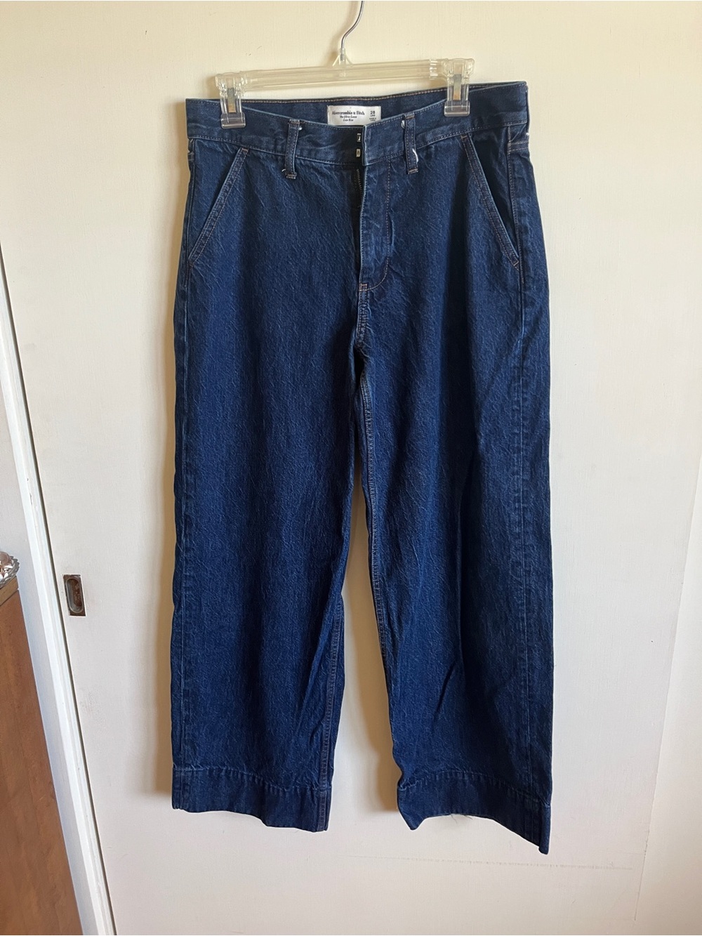 Abercrombie & fitch Curve Love Low Rise Ultra Loose Jean